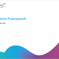 Cover for: District Framework, September 2021.
